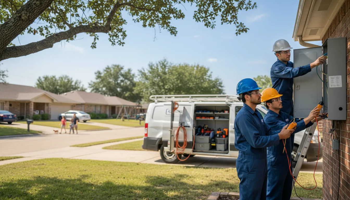 Certified electrician providing emergency electrical services in Saint Peter, MN